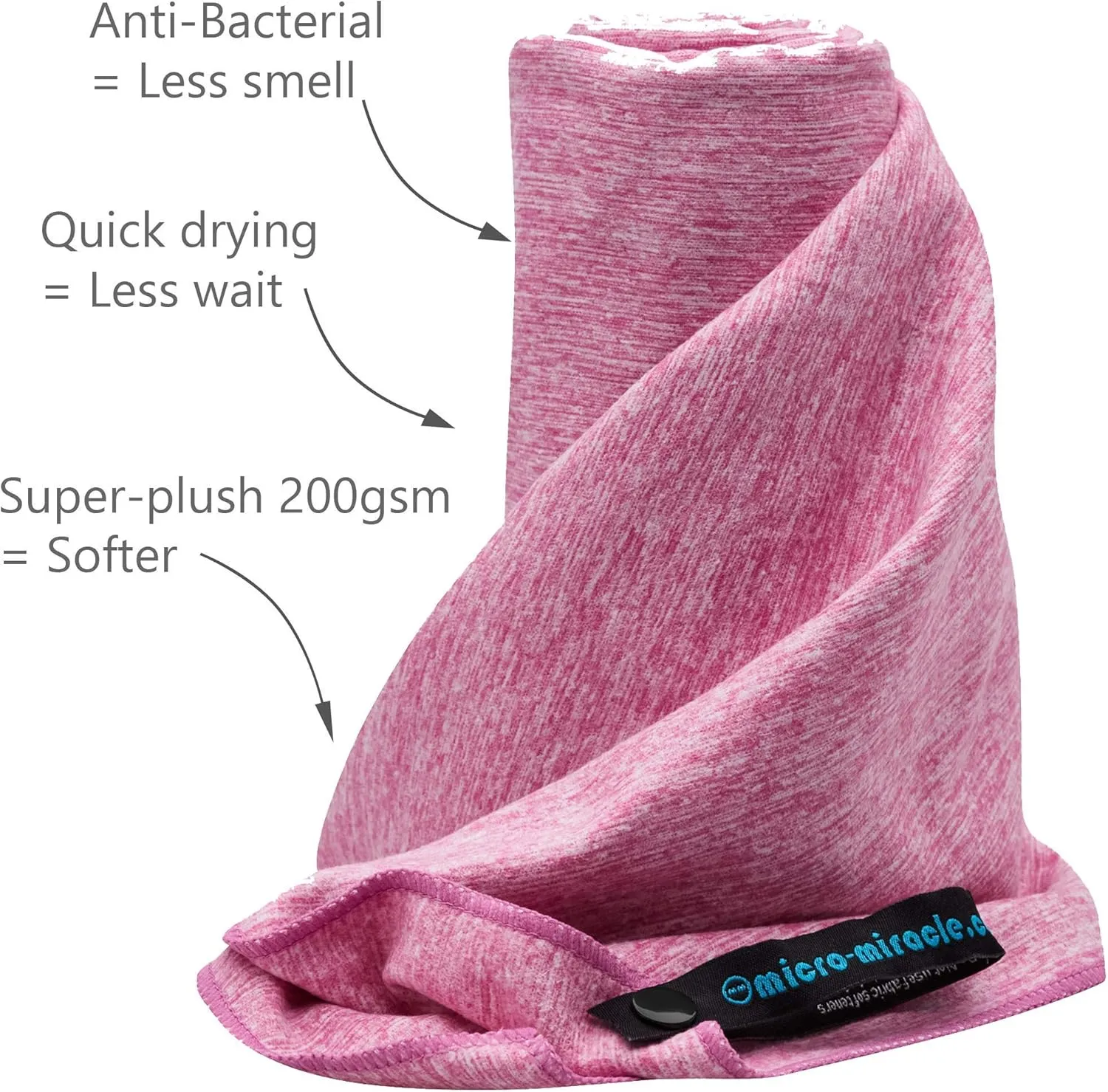 XXL Travel Towel - 2 Quick Dry and Extra Soft Microfiber Towels, Lightweight and Compact for Gym, Swim Practice, Travel, Backpacking, Camping, RV, Beach, Camping