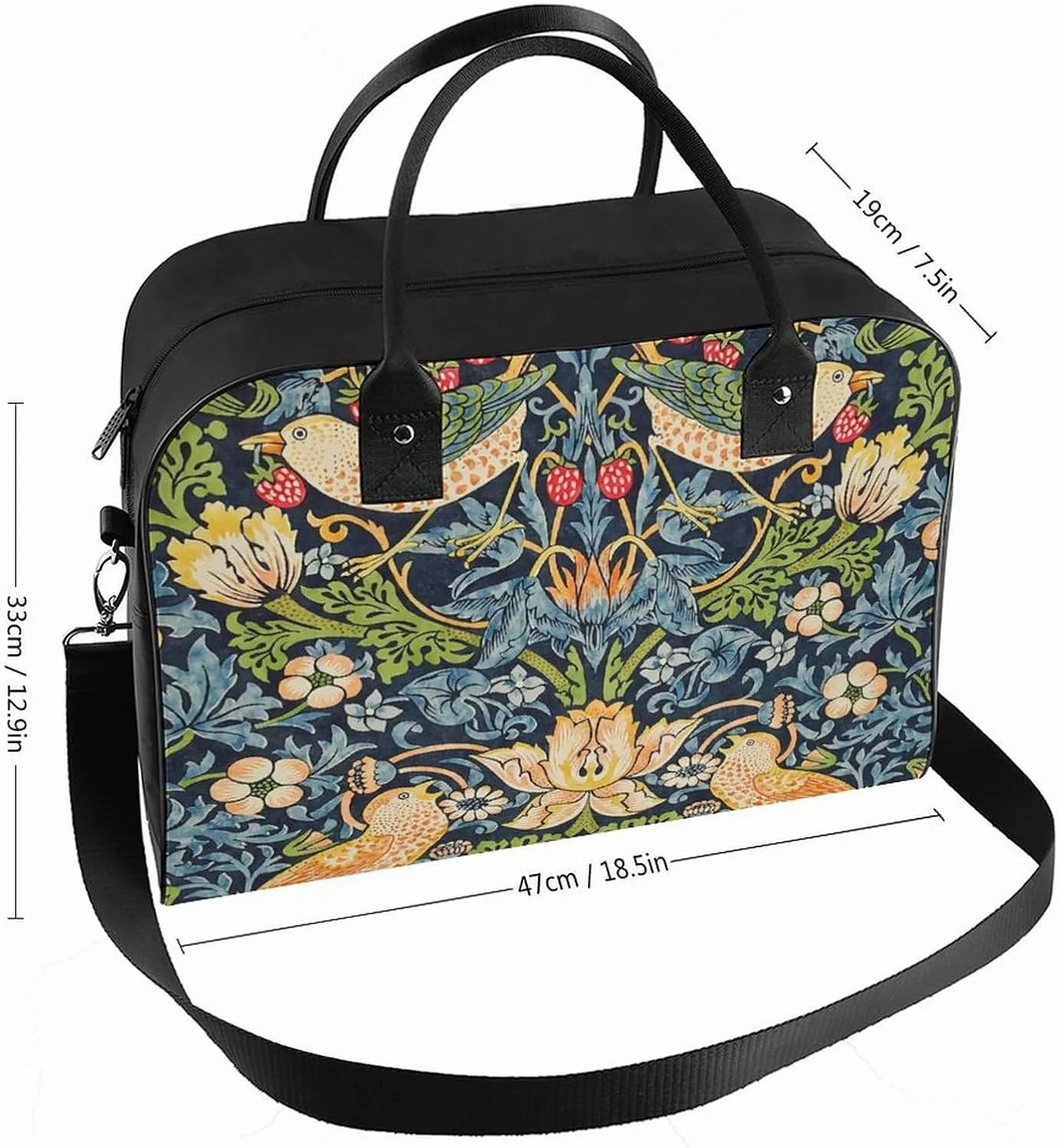 Yellow Classic Rubber Duck Fashionable Large Capacity Travel Handbag Unisex