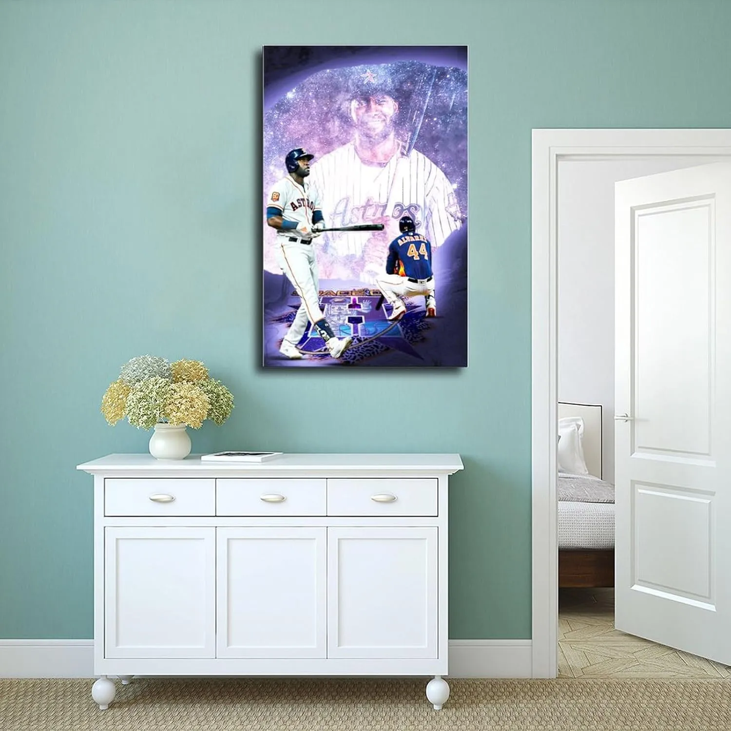 Yordan Alvarez Baseball Player Poster0 Canvas Art Posters Home Fine Decorations Unframe:12x18inch(30x45cm)
