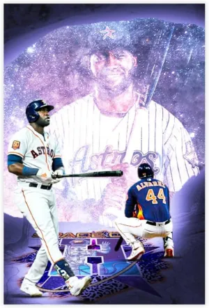 Yordan Alvarez Baseball Player Poster0 Canvas Art Posters Home Fine Decorations Unframe:12x18inch(30x45cm)