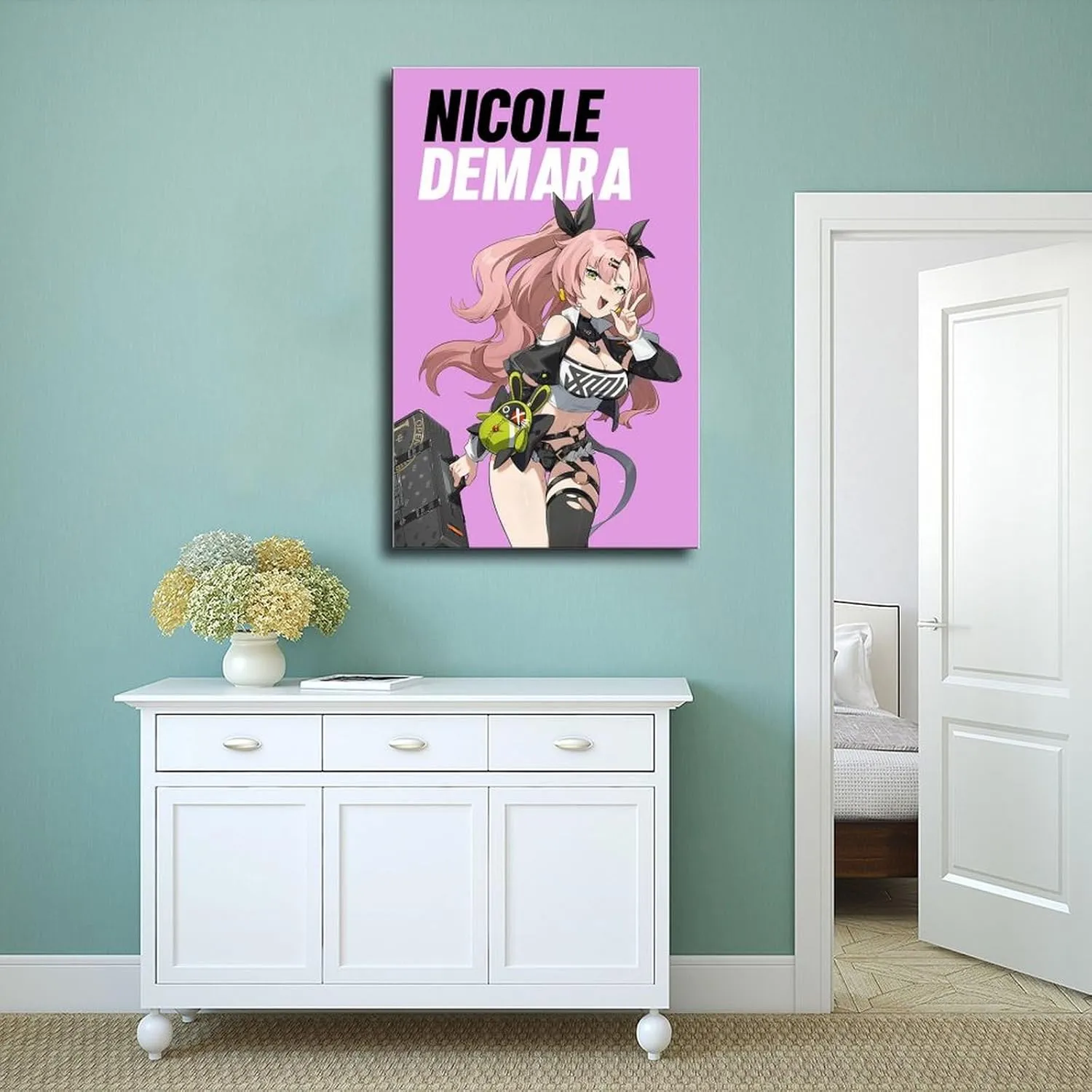 Zenless Zone Zero Game Poster 88 Canvas Bedroom Decor Landscape Office Room Decor Gift Unframe:12x18inch(30x45cm)