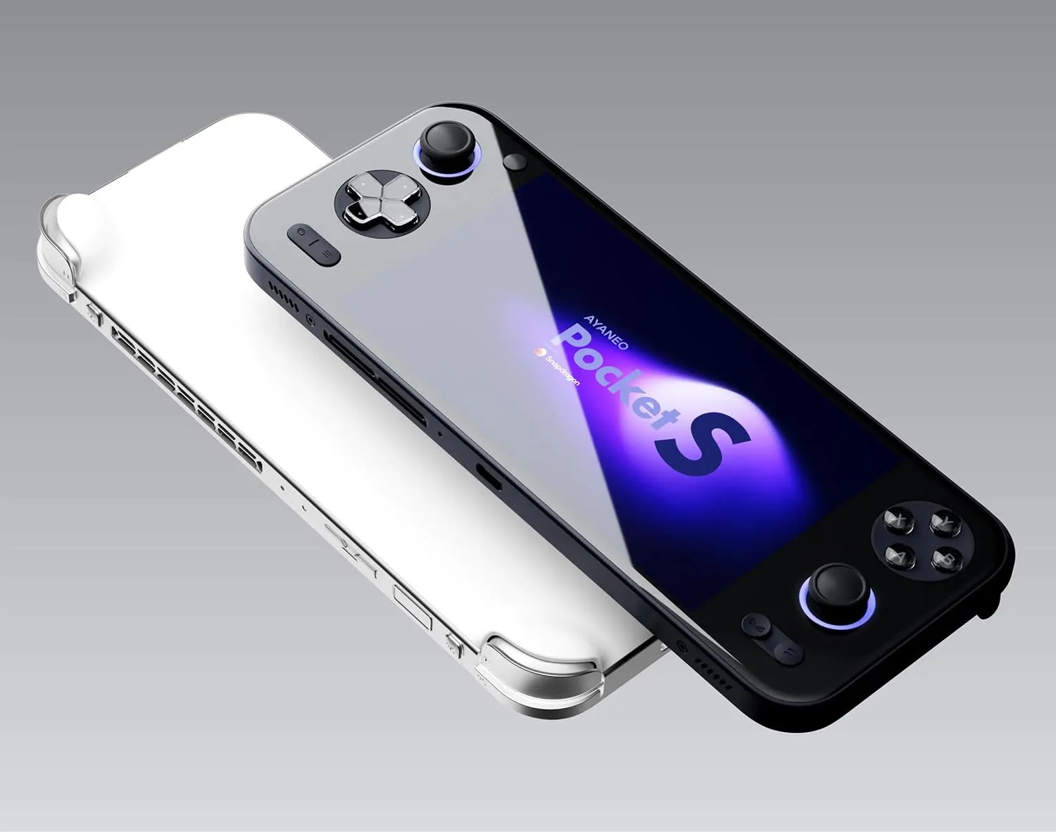 Zestioe AYANEO Pocket S-6 Inches 1080P Handheld Android Video Game Console 1920x1080 Tablet PC Video Game Console Snapdragon G3x Gen 2 CPU (White, 16GB 512GB)