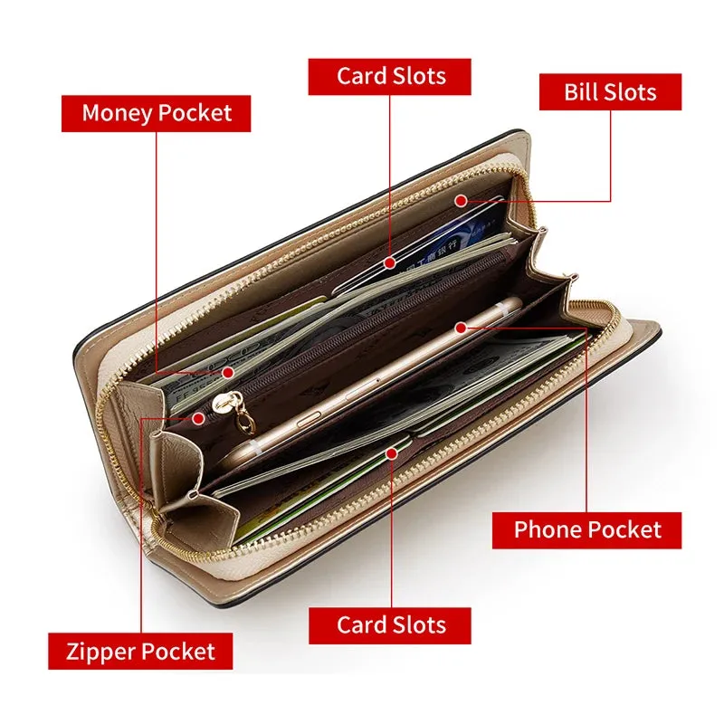 Zipper Long Wallets