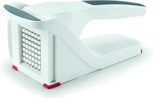Zyliss E910025 Potato and Vegetable Chipper, Plastic/Stainless Steel, White, Manual Handheld Chipper for Potato Chipper/Vegetable Chipper, Dishwasher Safe