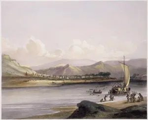ZYNBFZYN Classic Painting Modern Artwork Wall Art Canvas Poster Camp of the Gros Ventres of the Prairies on the Upper Missouri by Karl Bodmer Poster Artworks for Office Decor 60x90cm